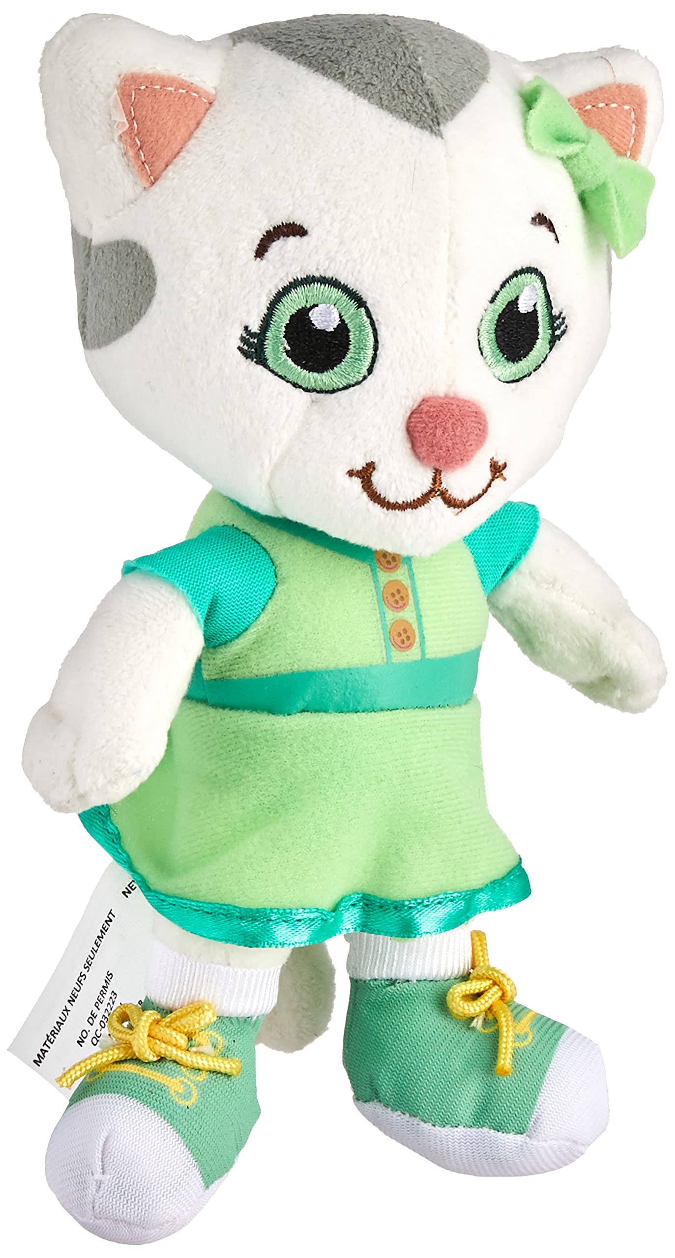 Daniel Tiger's Neighborhood Katerina Kittycat plush, 7 inches tall, ideal for cuddles.