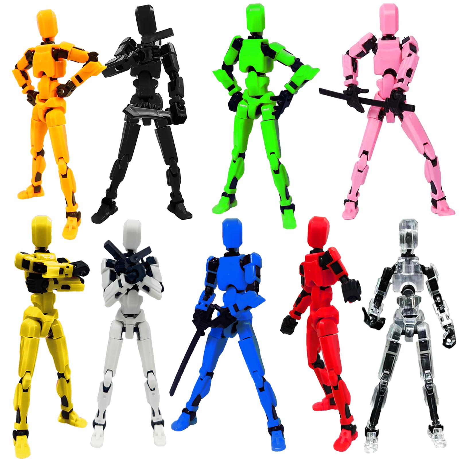 DANONI Titan 13 action figure in an assembly-completed pose for dynamic desk display