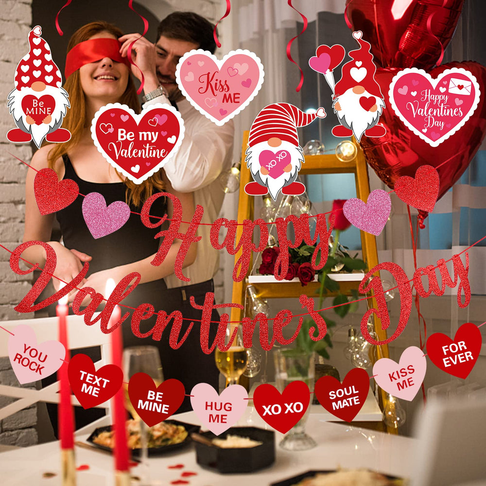 DANPORTBE Valentines heart swirls add sparkle and festive dimension to any display.