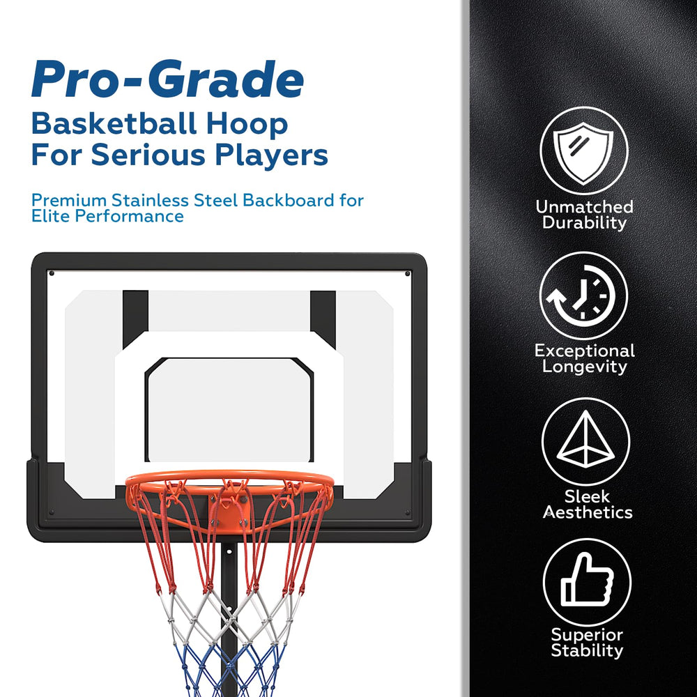 Danrelax pool basketball hoop ball included for instant play