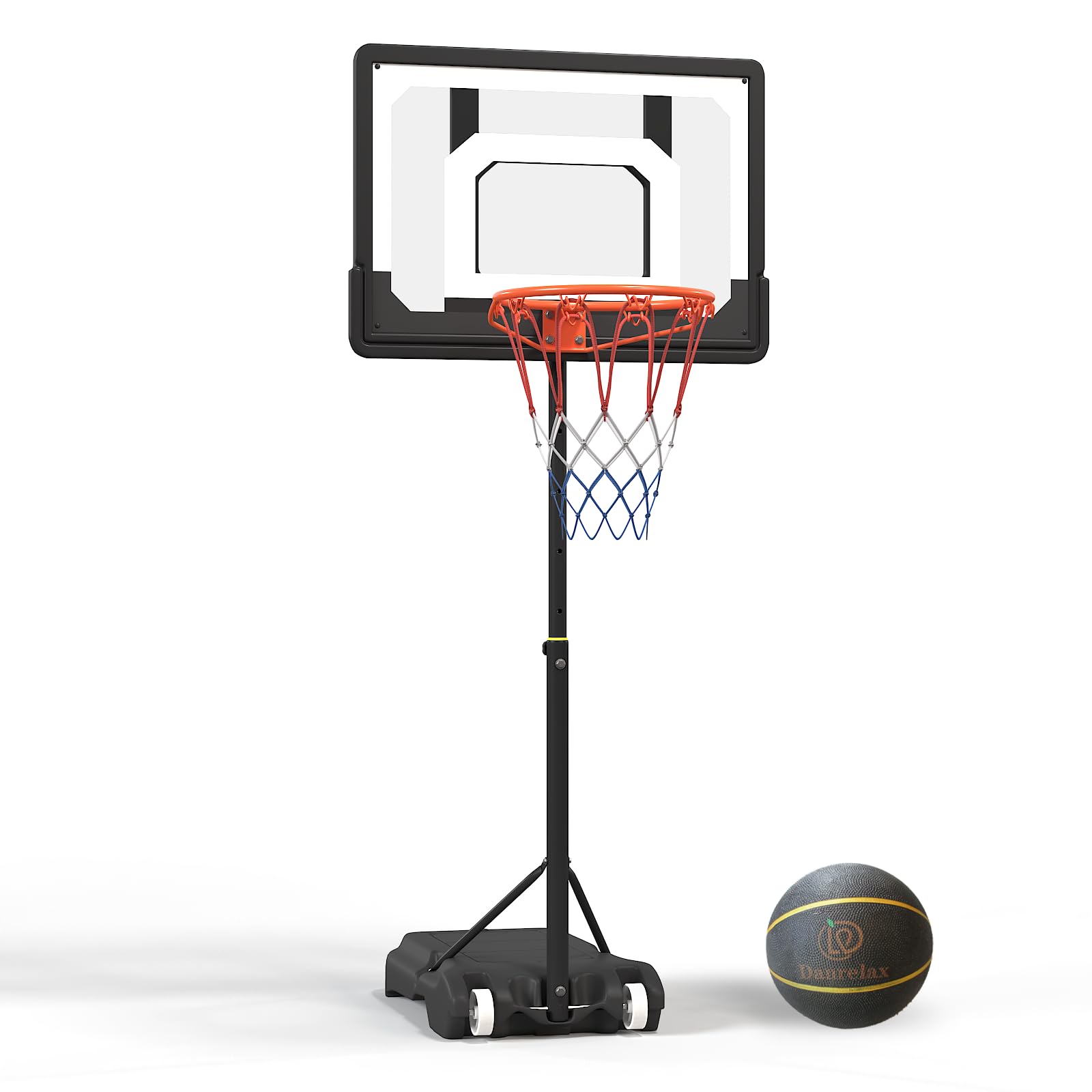 Danrelax pool basketball hoop base provides stability when filled with water or sand
