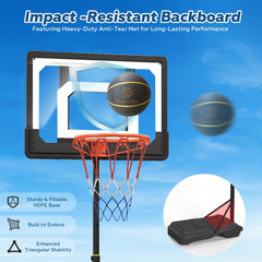 Danrelax pool basketball hoop height adjustment for all ages