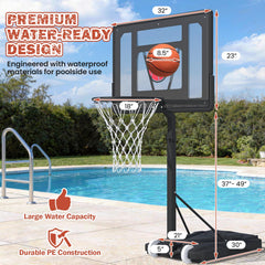 Danrelax wheels enable easy movement around the pool deck for flexible setup.