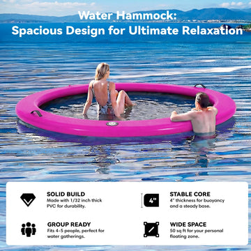 Danrelax quick inflate pump speeds setup on water float