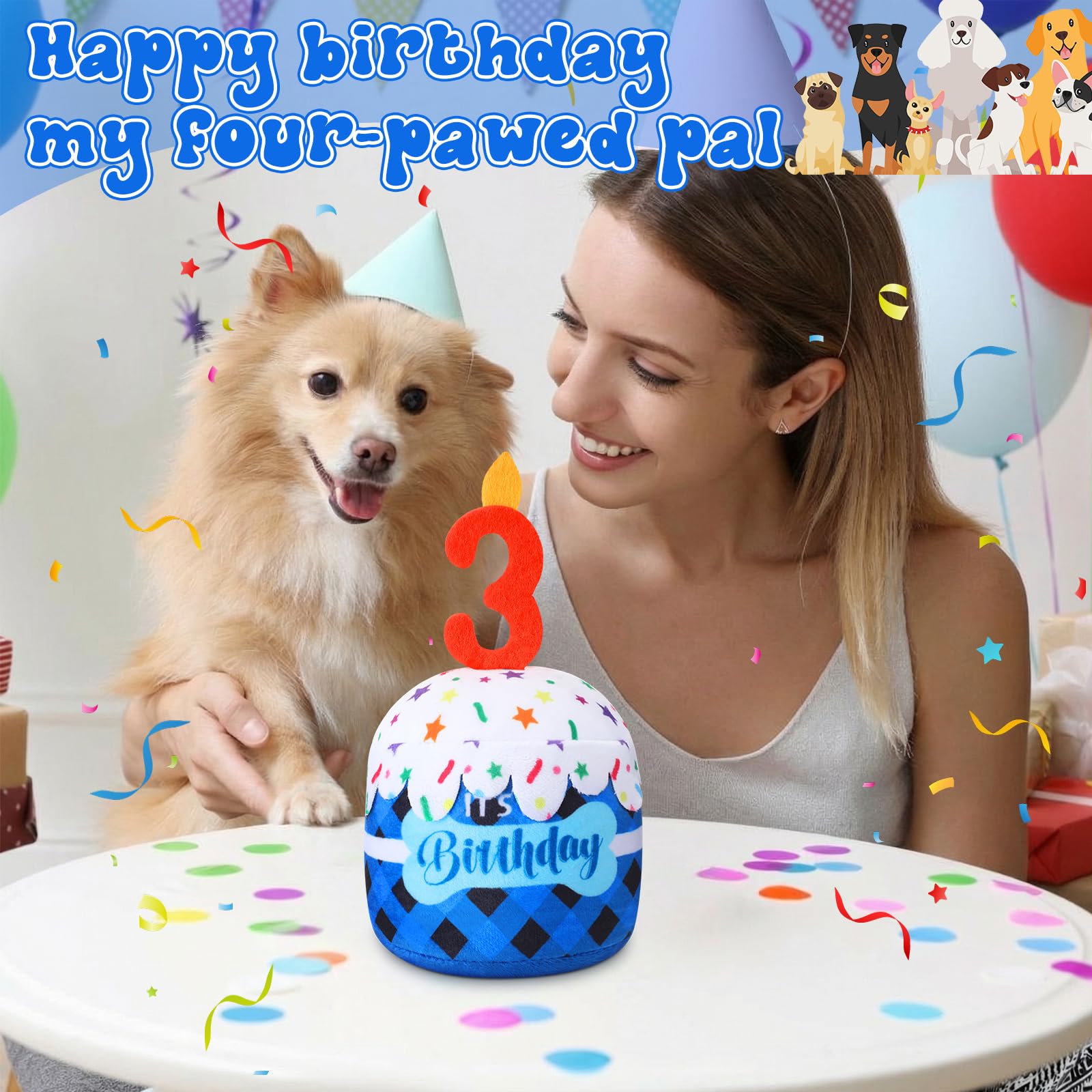 Dansydaisy ideal size for all dogs promotes comfortable play.
