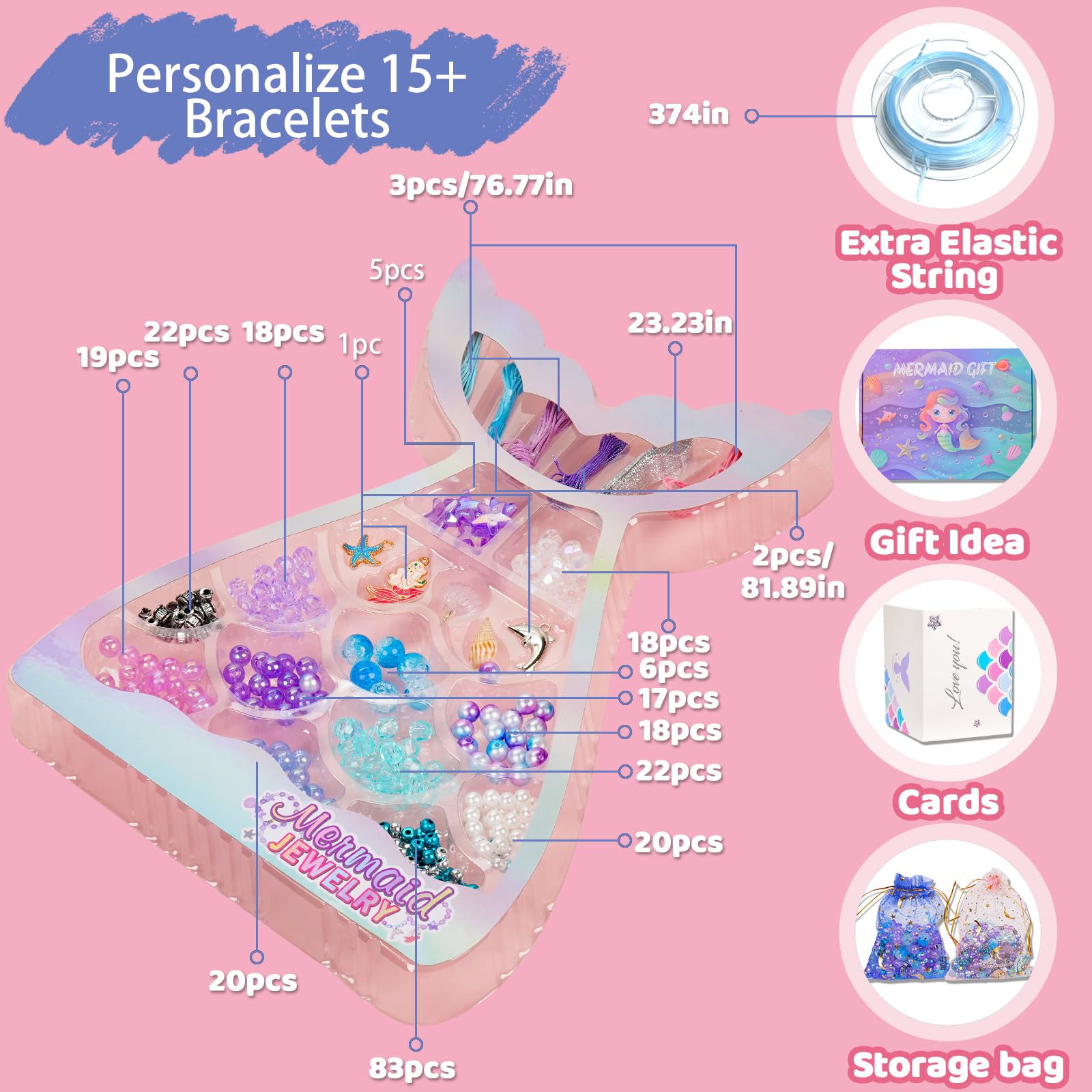 Danvren premium gift box for girls, ideal for birthdays