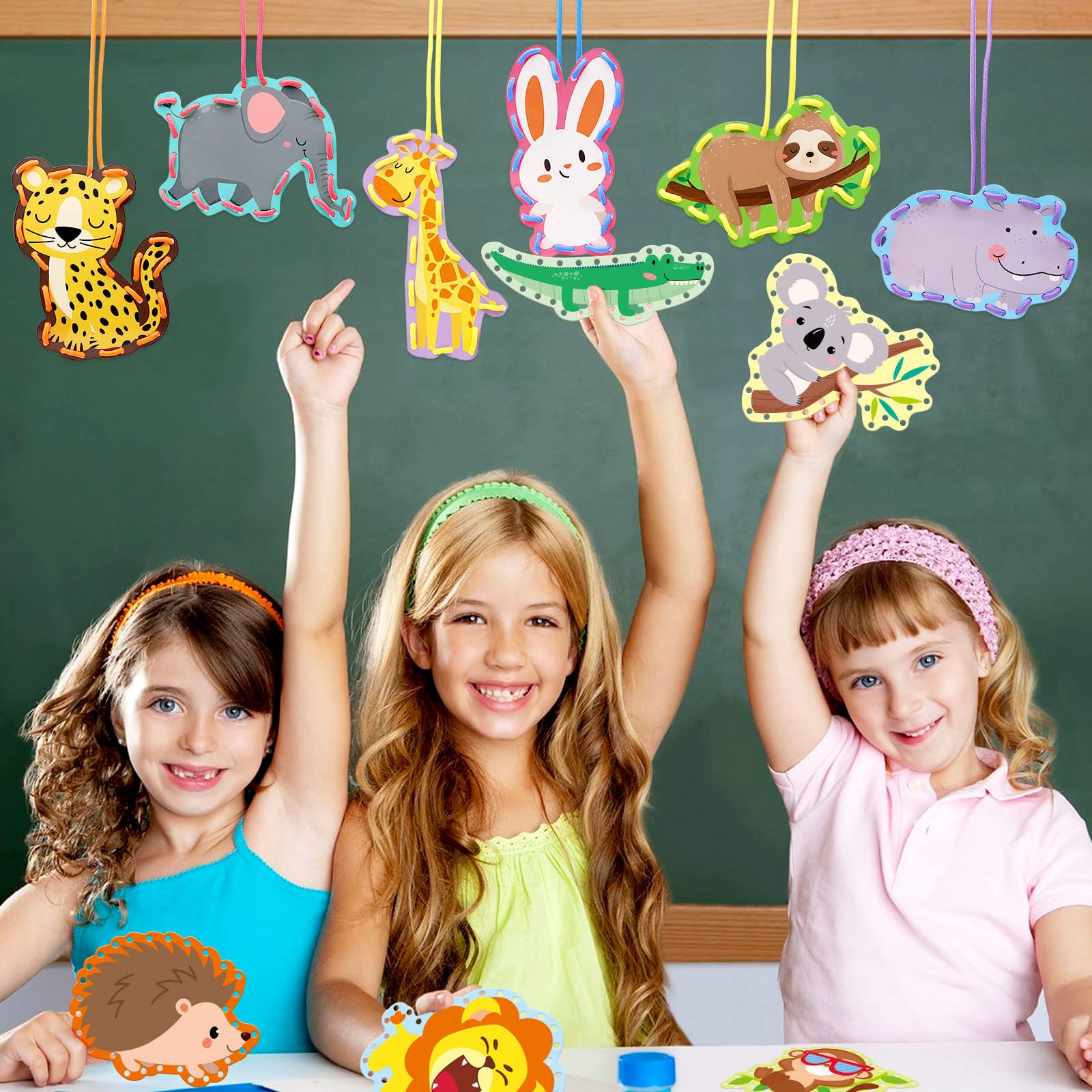 Dapaqami koala lacing card offers calming, focused activity for kids.