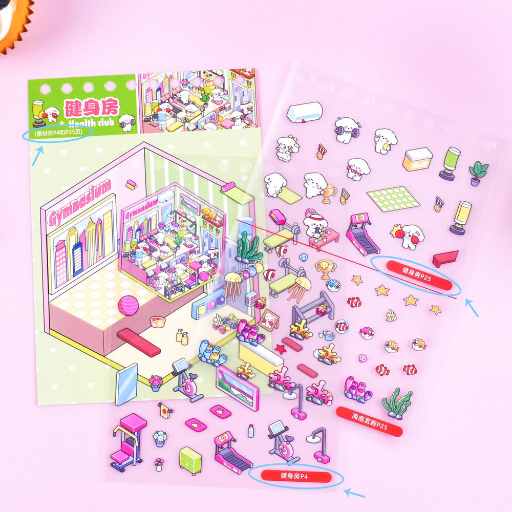 DAPUTOU craft-project station highlights a versatile setup for creative activities.