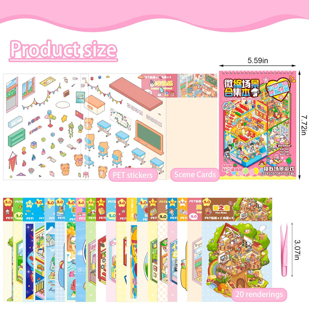 DAPUTOU easy-peel-and-stick sheets allow reusable crafting sessions.
