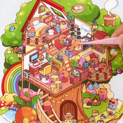 DAPUTOU tweezers included for precise sticker placement and easier crafting.