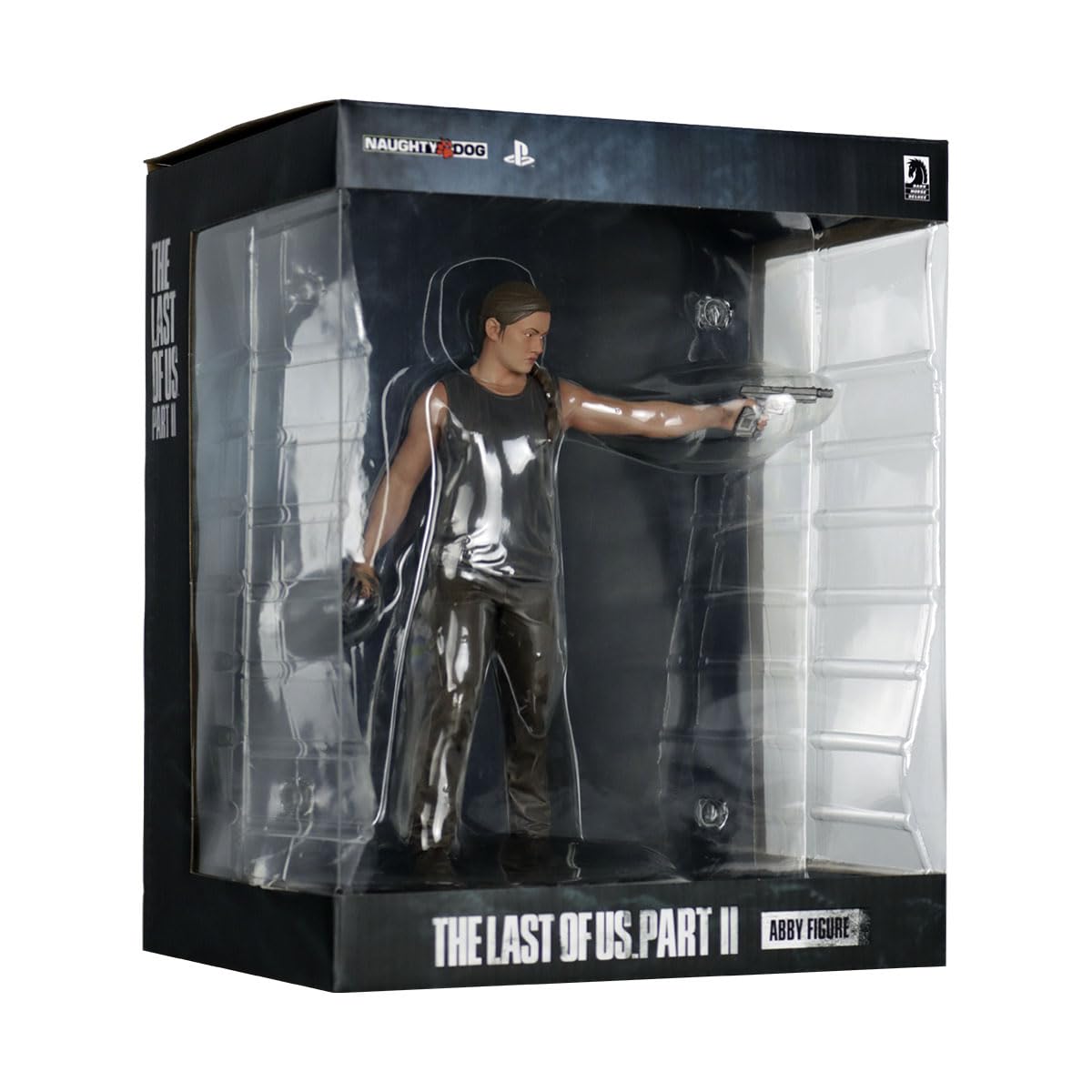 Dark Horse Abby figure height 8.75 inches suits compact shelves.
