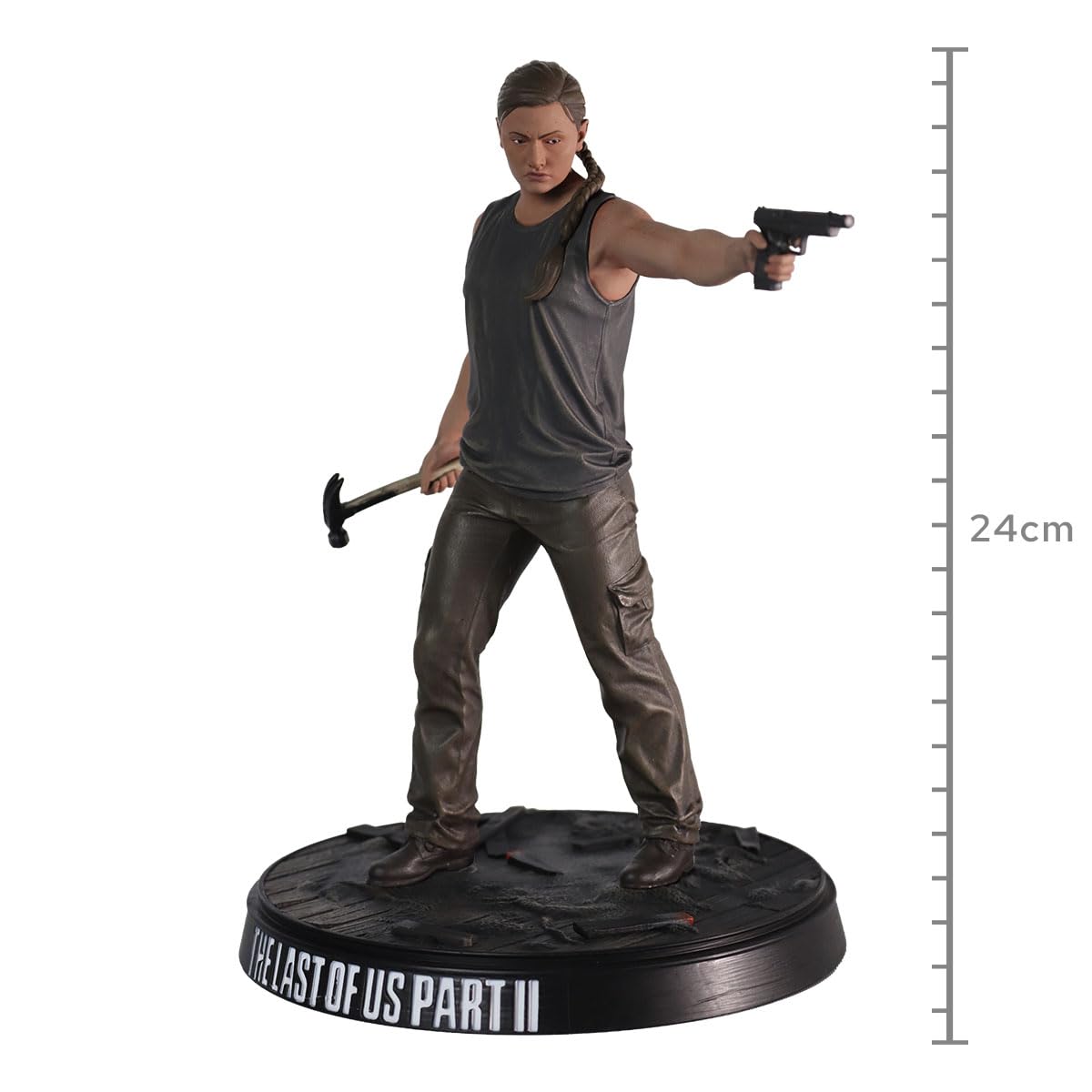 Dark Horse Abby figure side view shows dynamic pose ideal for shelves.