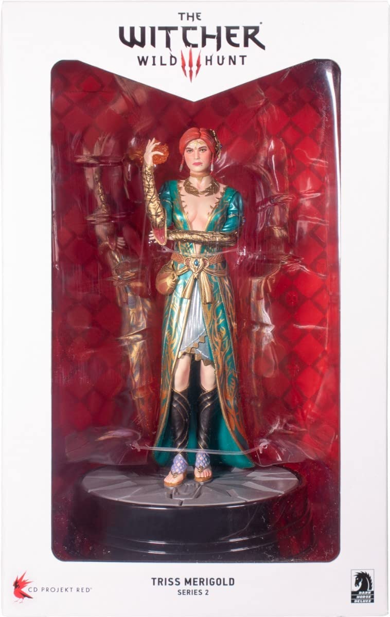 Dark Horse Comics Triss Merigold Series 2 figure with exclusive DLC outfit, ideal for display
