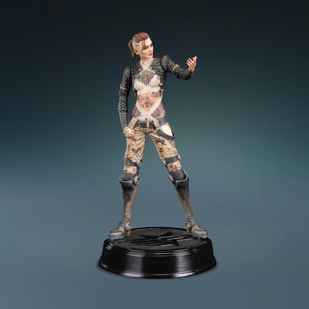 Dark Horse Deluxe Mass Effect Jack figure stands 8 inches for prominent shelf presence.