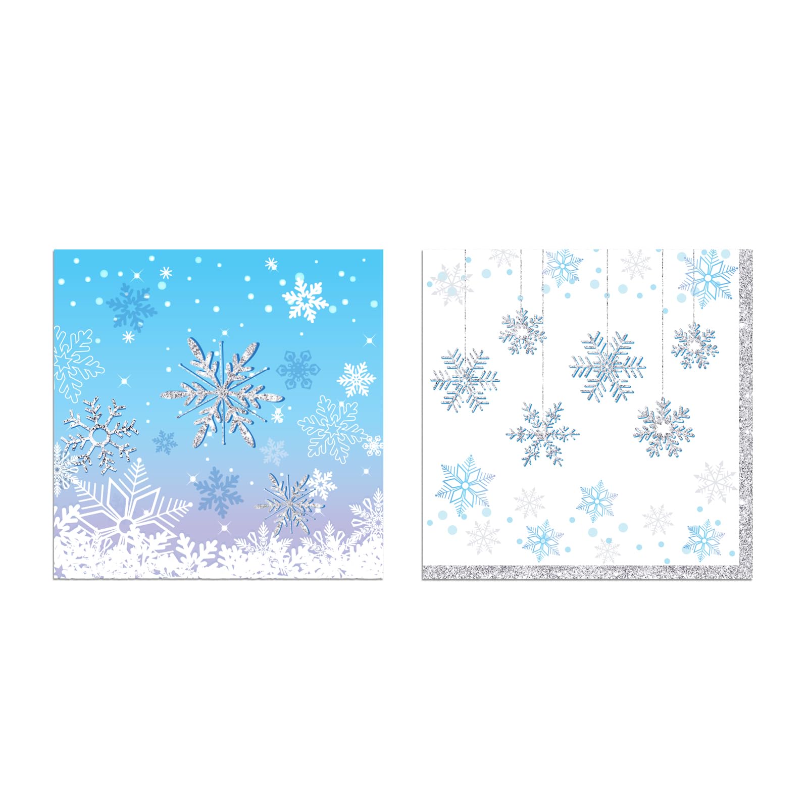 Darneidra snowflake decor set creates cohesive seasonal theme