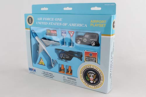 Daron airport signs and accessories enhance realistic play.