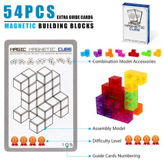 DASDAX Magic 3D Cubes food-grade ABS provide safe, non-toxic play.