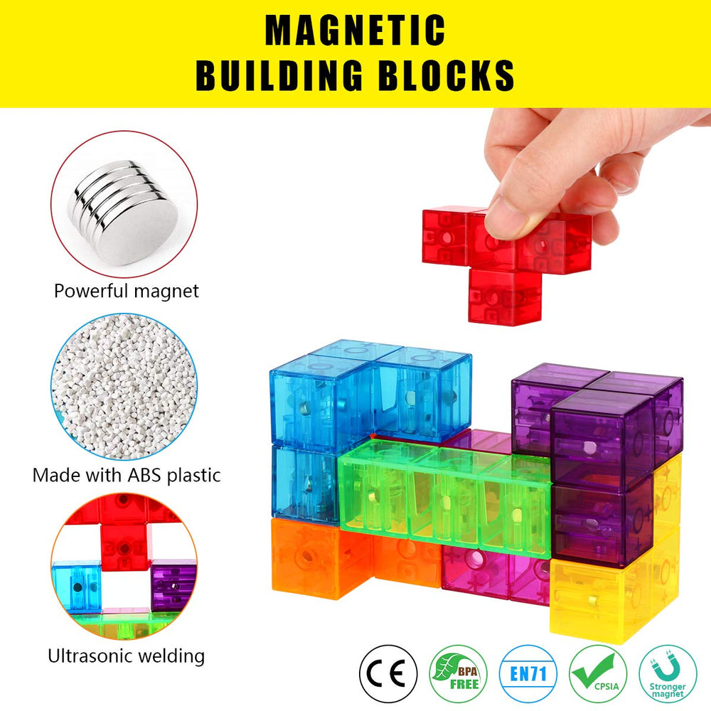 DASDAX Magic 3D Cubes guide cards offer colorful challenges to explore.