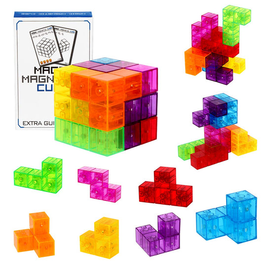 DASDAX Magic 3D Cubes multi-shapes enable creative play and spatial learning.
