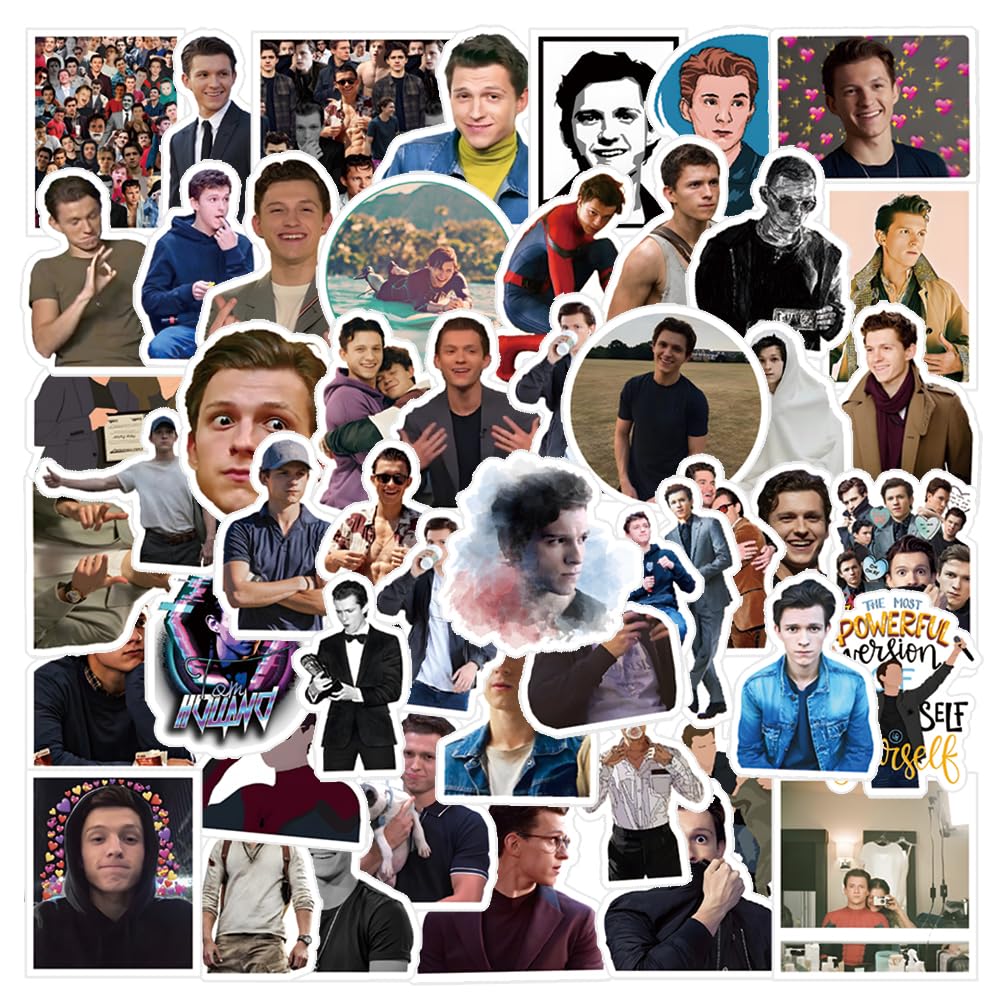 DAWINRK Tom Holland stickers on water bottle for vibrant daily decor