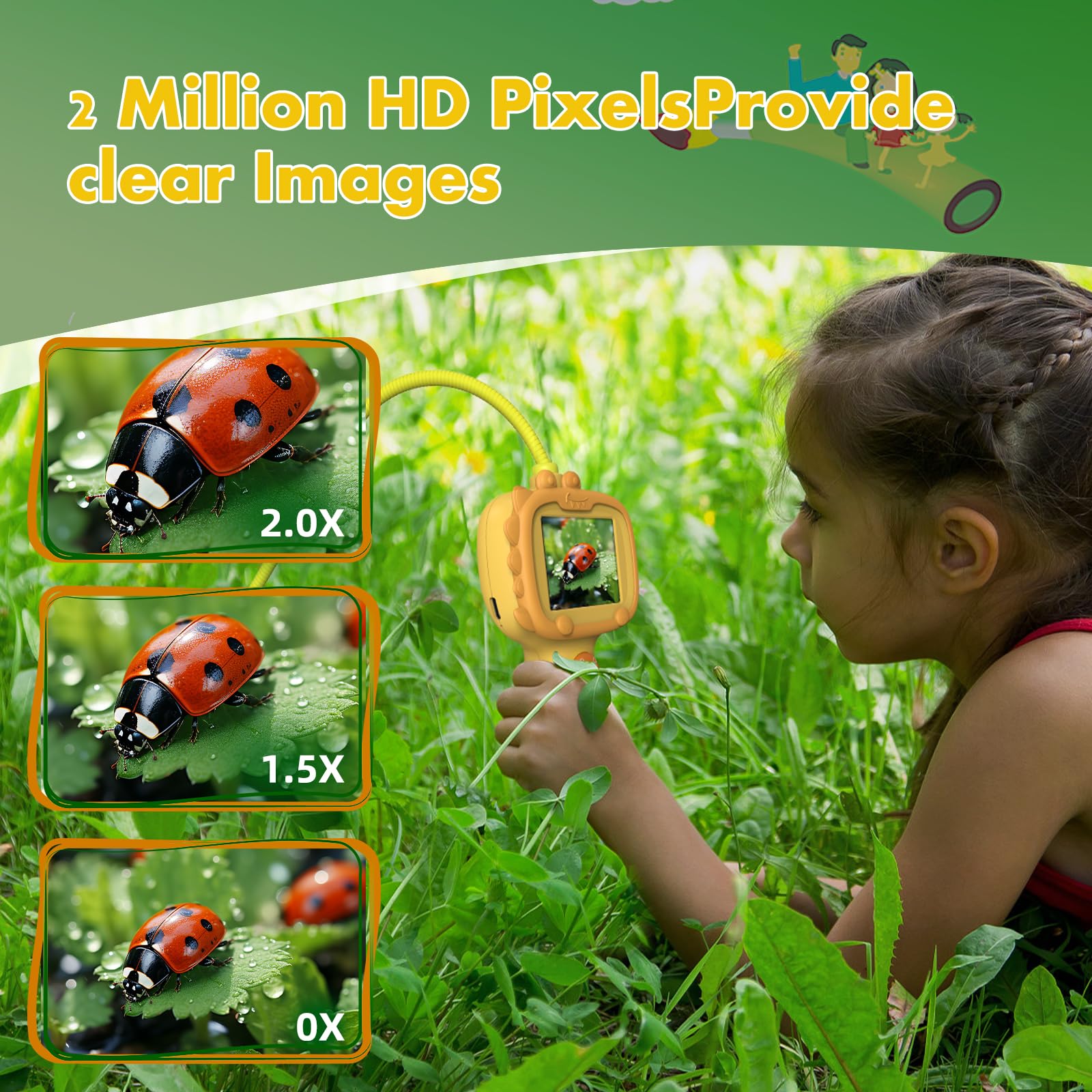 Daxiongmao borescope with 8 LED lights illuminates dark spots clearly.