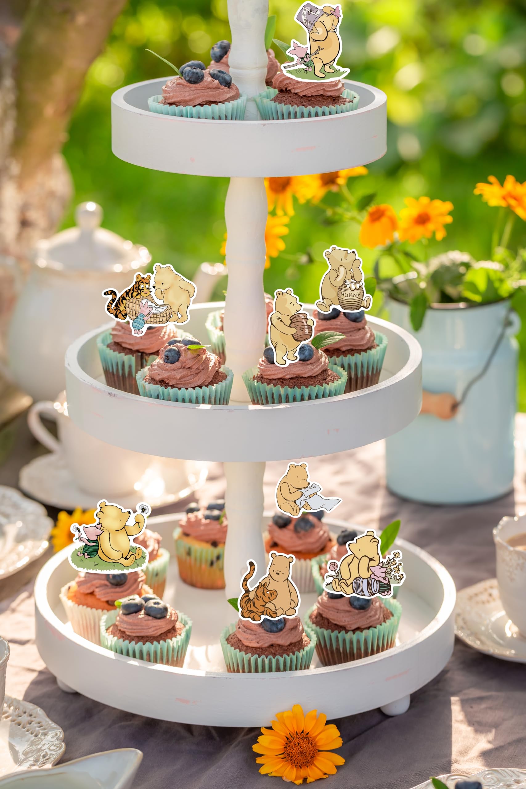 DAYIMG Winnie first birthday toppers create adorable cake accents