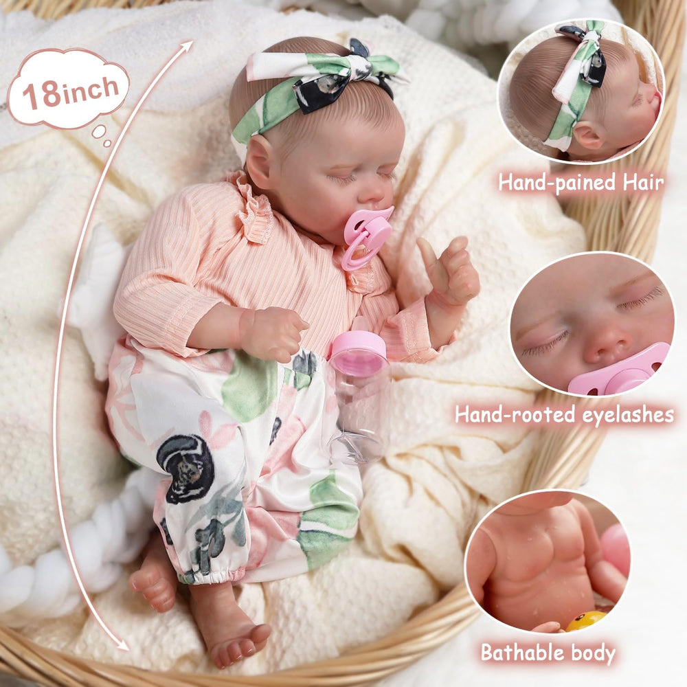 DAYOFF KIDS safe-for-3-plus doll with non-toxic materials for nurturing play.