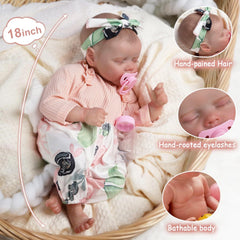 DAYOFF KIDS safe-for-3-plus doll with non-toxic materials for nurturing play.
