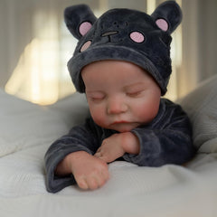 DAYOFF KIDS Reborn doll features realistic diaper-area detail for completeness.