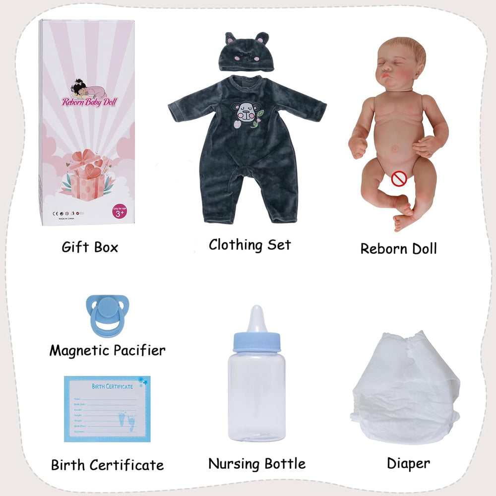 DAYOFF KIDS Reborn doll makes a thoughtful gift for kids 3 and up.