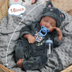 DAYOFF KIDS Reborn doll skin texture adds lifelike realism.