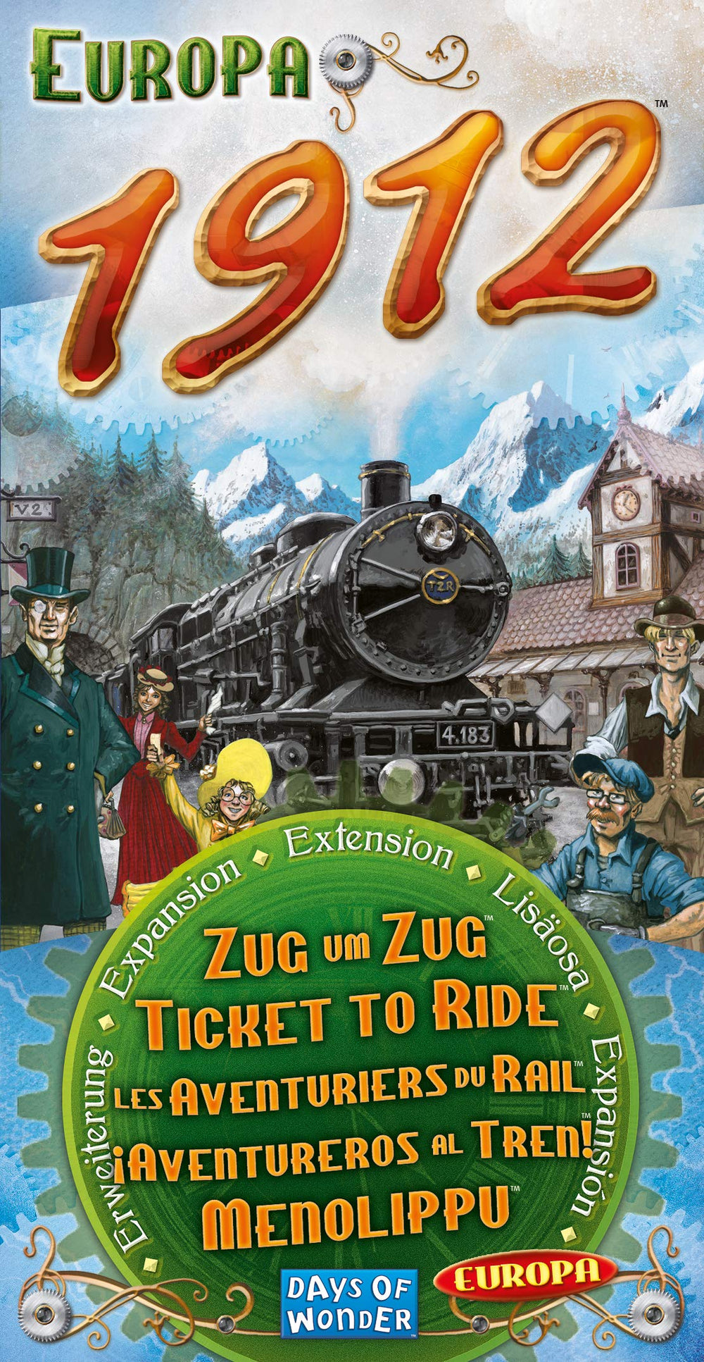 Days of Wonder Ticket to Ride Europa 1912 expansion depots illustrating new placement options