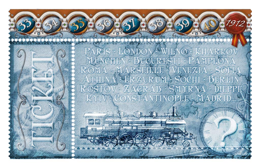 Days of Wonder Europa 1912 expansion rulebook page spread for multilingual guidance