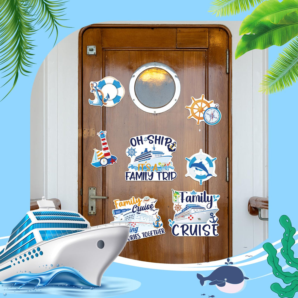 Dazoratix 'Family Cruise' magnet set for shared travel memories