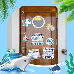Dazoratix 'Family Cruise' magnet set for shared travel memories
