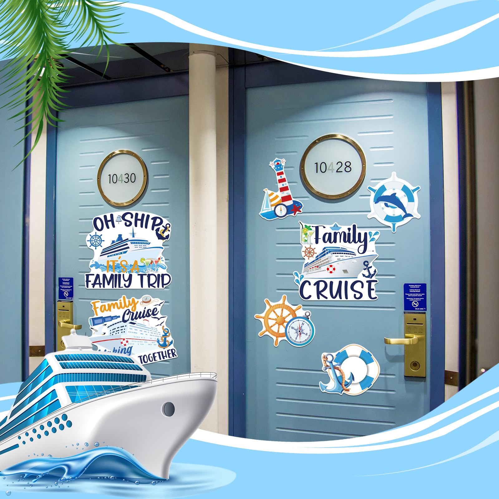 Dazoratix 'Oh Ship' magnet creating fun cabin accents