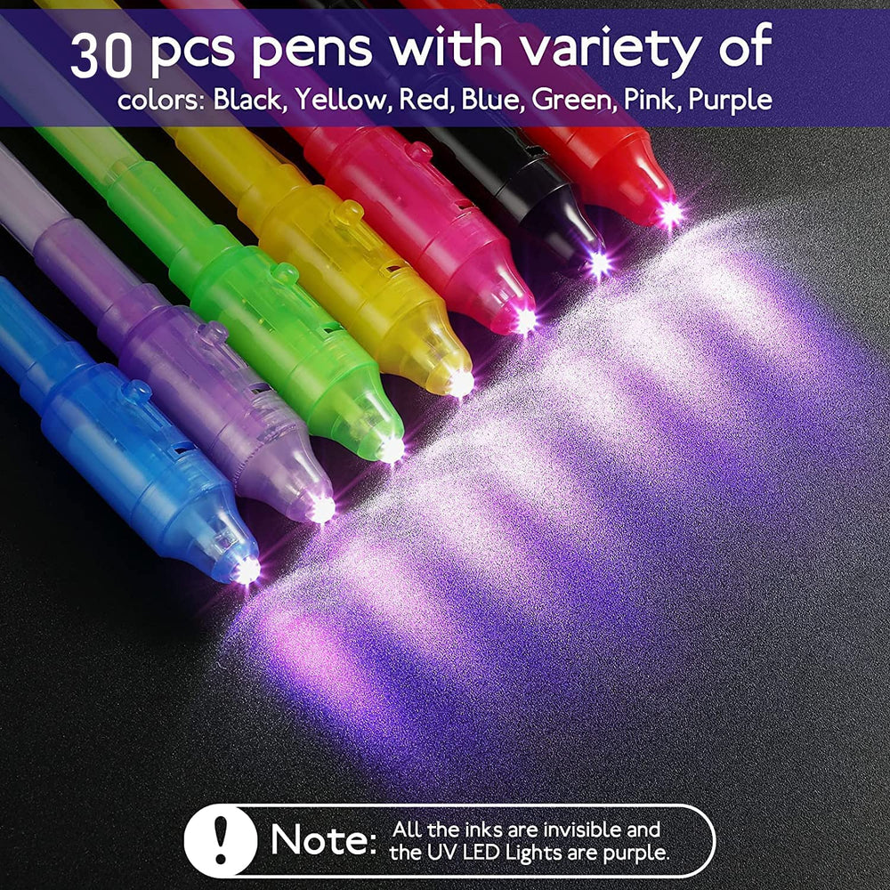 DazSpirit secret message pen showcasing UV reveal feature for kids.