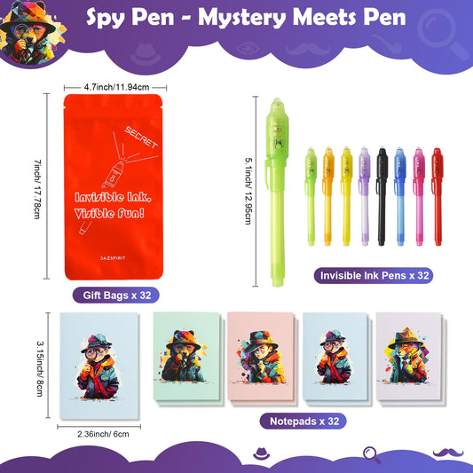 DazSpirit UV-light reveal highlights hidden messages during spy play