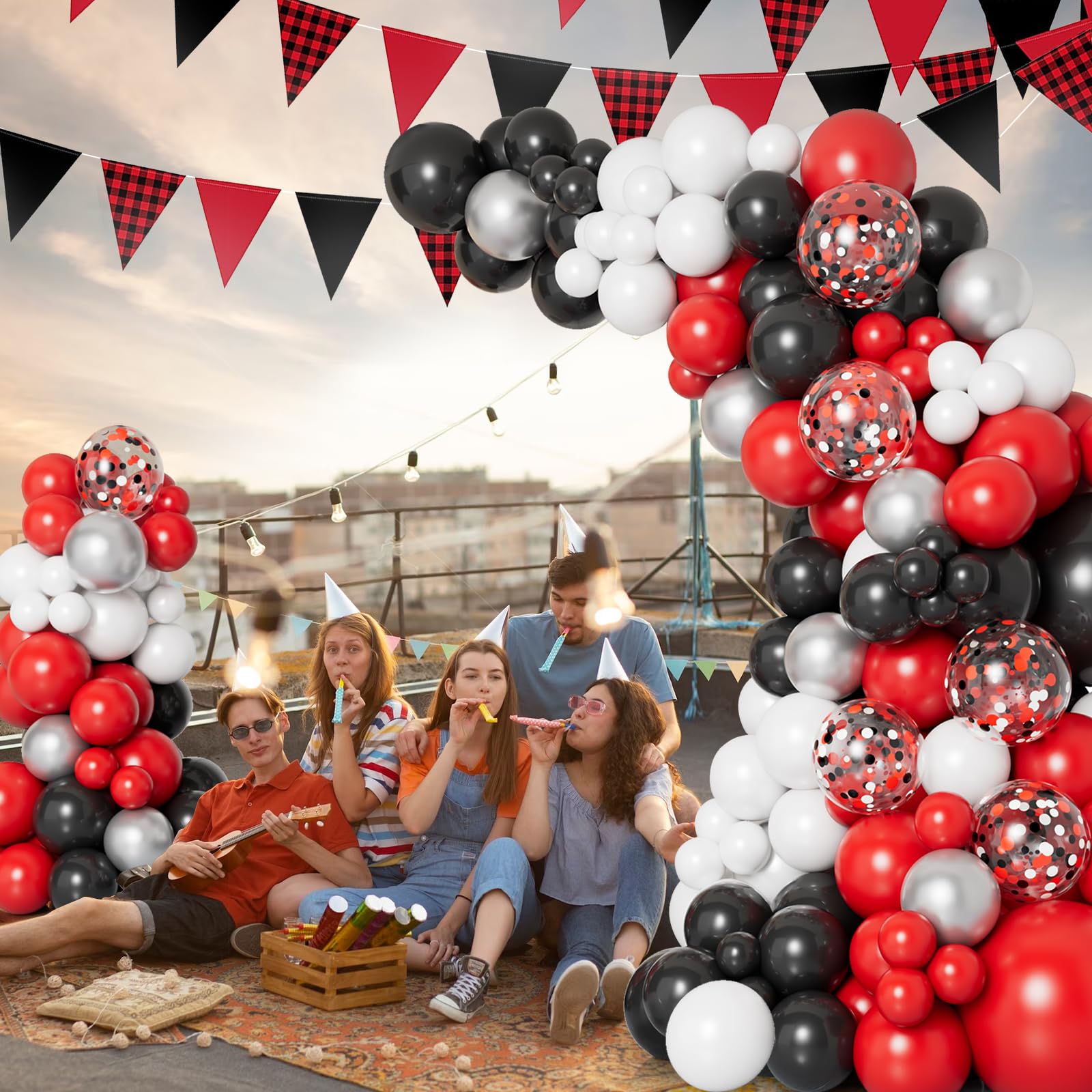 DBKL balloon arch kit easy assembly for quick party decoration.