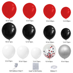 DBKL balloon arch kit with various sizes for a dramatic DIY backdrop.