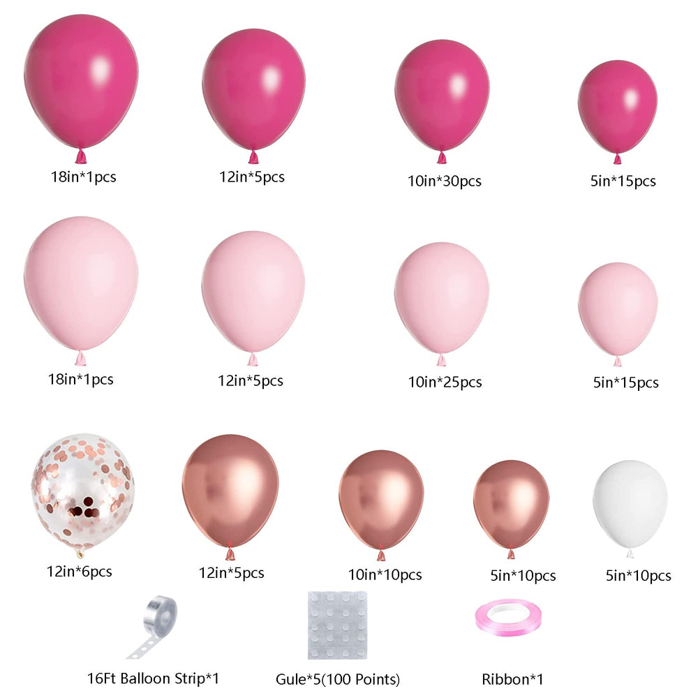 DBKL rose gold confetti balloons add sparkle to celebrations