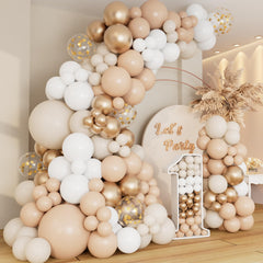 DBKL white sand gold arch kit setup for chic boho party decor
