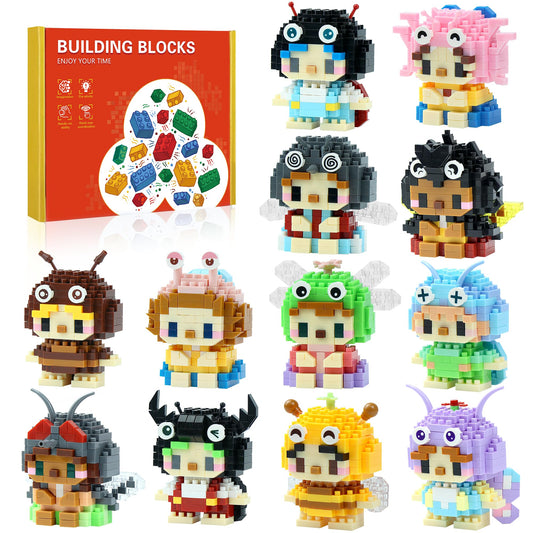 DBPBToU mini building blocks for Easter eggs help kids explore shapes.