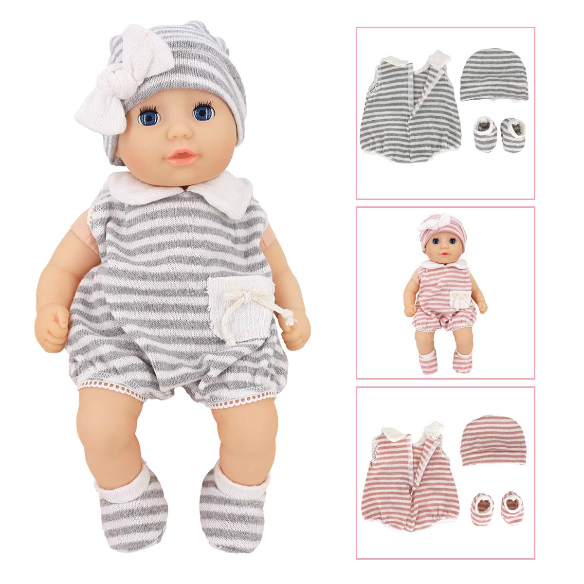 DC-BEAUTIFUL embroidered lace detail adds a charming, premium look to doll clothes.