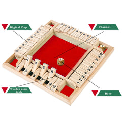 DC-BEAUTIFUL Shut The Box number cards for engaging math challenges