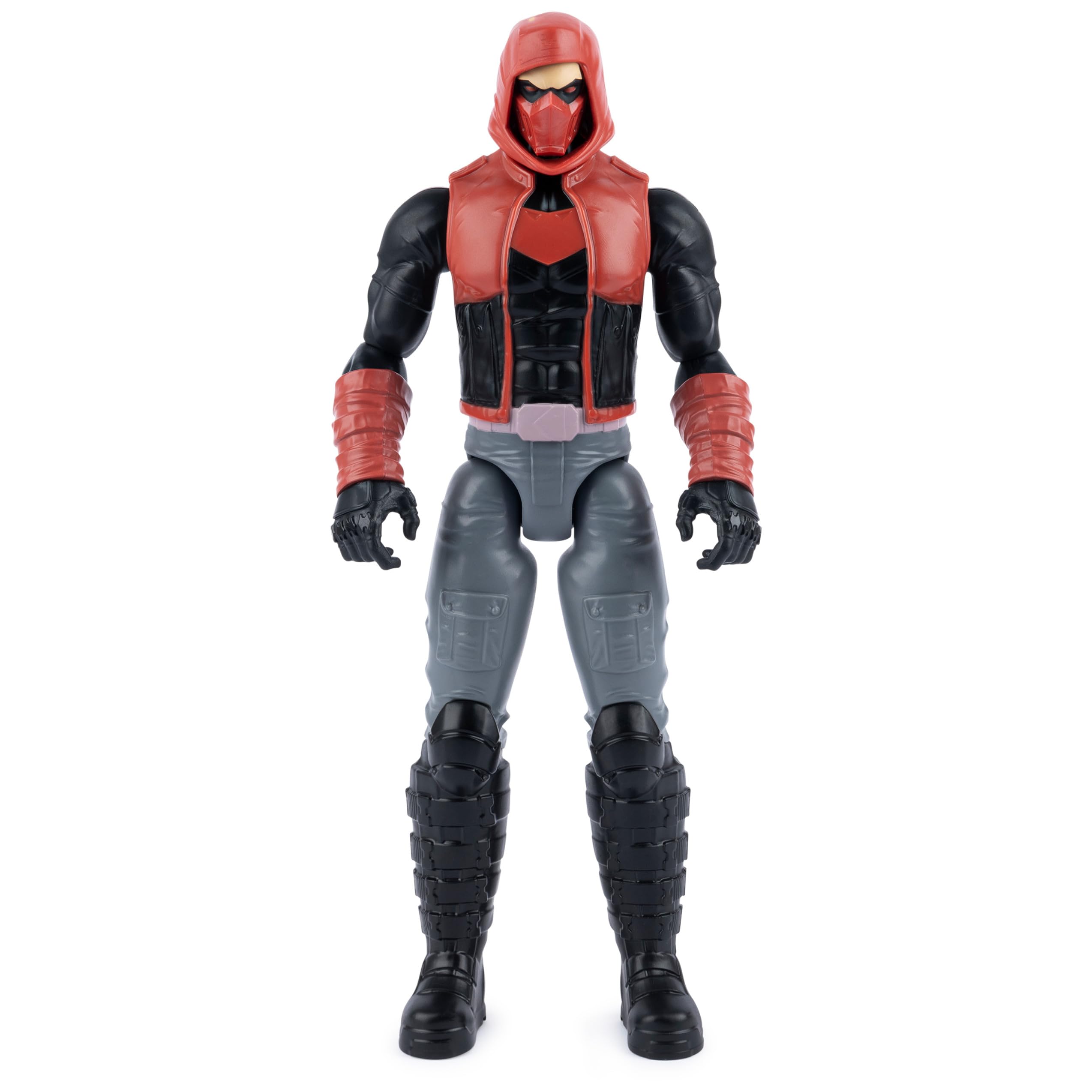 DC Comics 12-inch Red Hood action figure ready for imaginative battles.