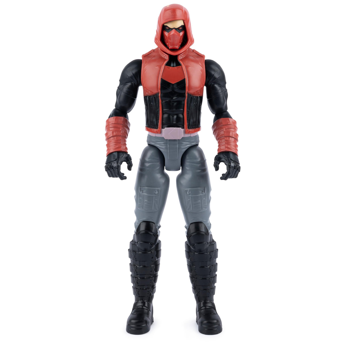 DC Comics 12-inch Red Hood action figure ready for imaginative battles.