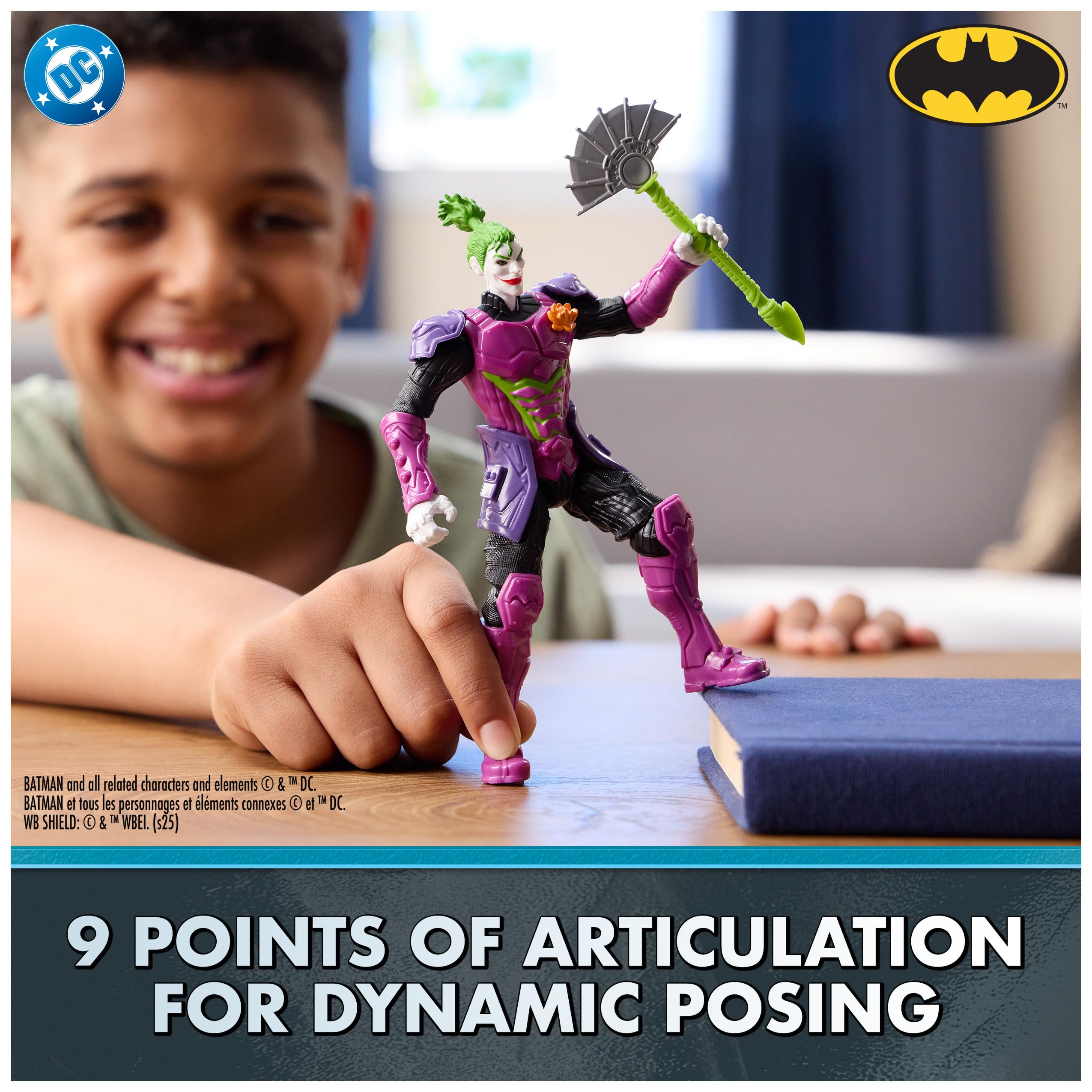 DC Comics 6in action figures collection suitable for display and pretend play.