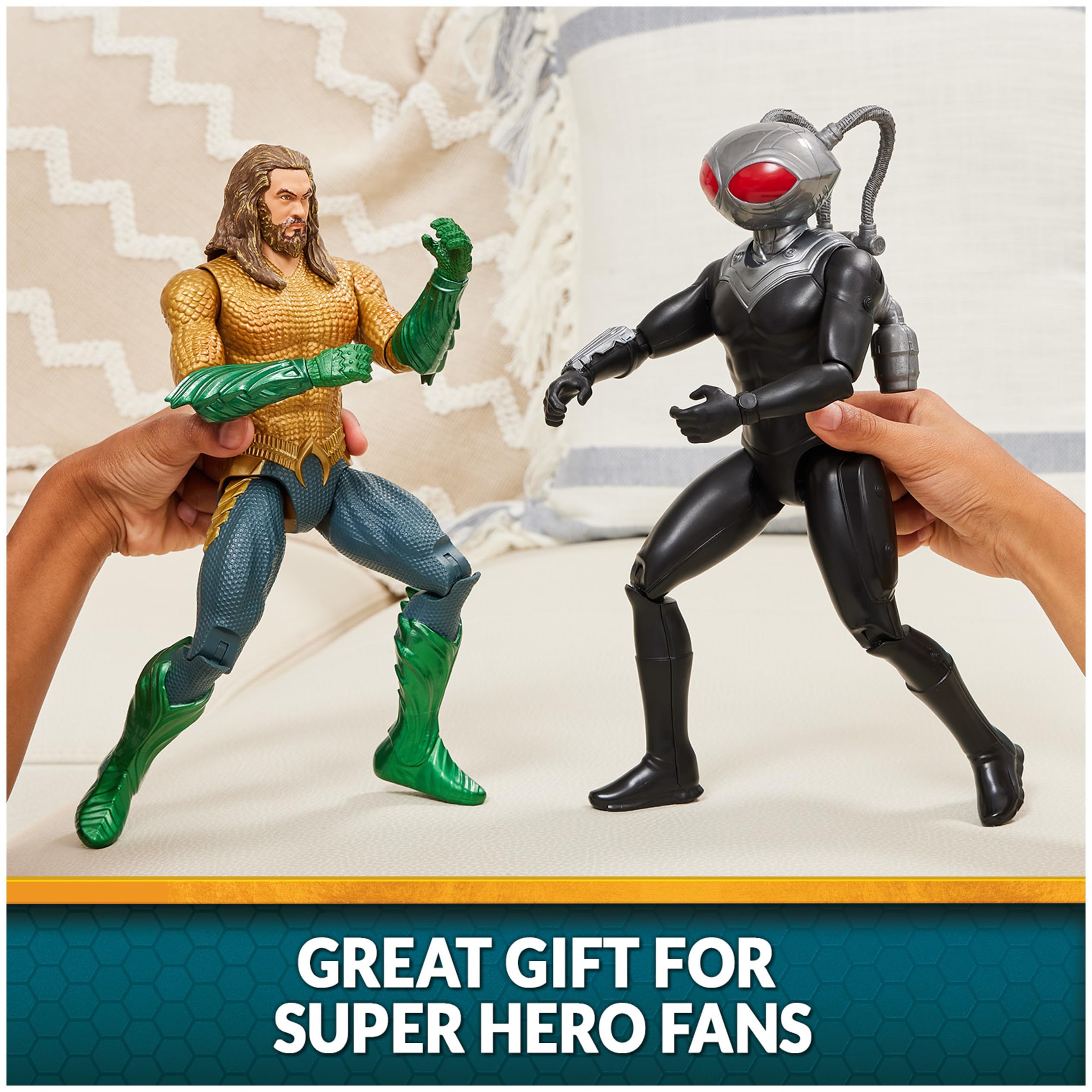 DC Comics Black Manta 12-inch figure as a great gift for superhero fans.