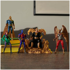 DC Comics Atom Smasher figure supports sturdy poses for dynamic action scenes.